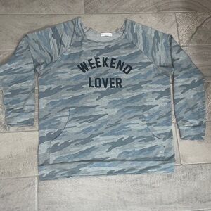 Eighty Eight 88 U.S.A. Camo “Weekend Lover” Top. Women’s 1XL